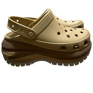 Crocs Mega Crush Matte Clog Brown Tan Coffee
Colorway Platform Slip On Clogs 6